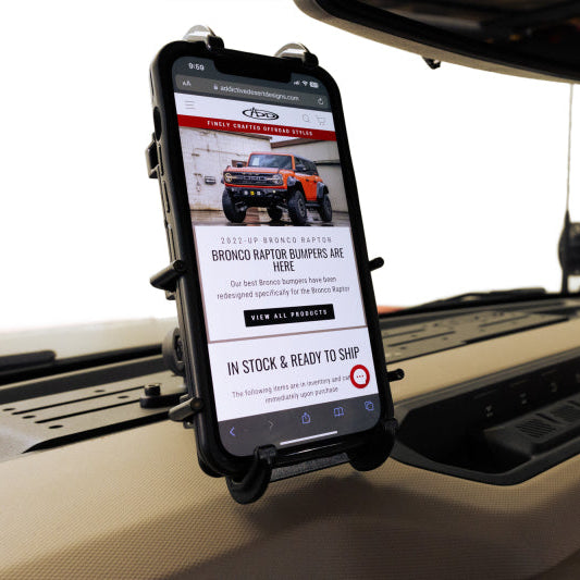 Addictive Desert Designs Digital Device Dash Mount | 2021+ Ford Bronco