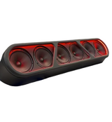 (6) Apocalypse Sylvester Speaker Rack Bundle w/ Beauty Panel & LEDs Deaf Bonce