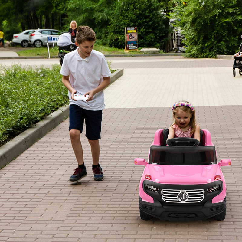 6V Battery-Powered Electric Ride-On Truck for Kids with Remote Control
