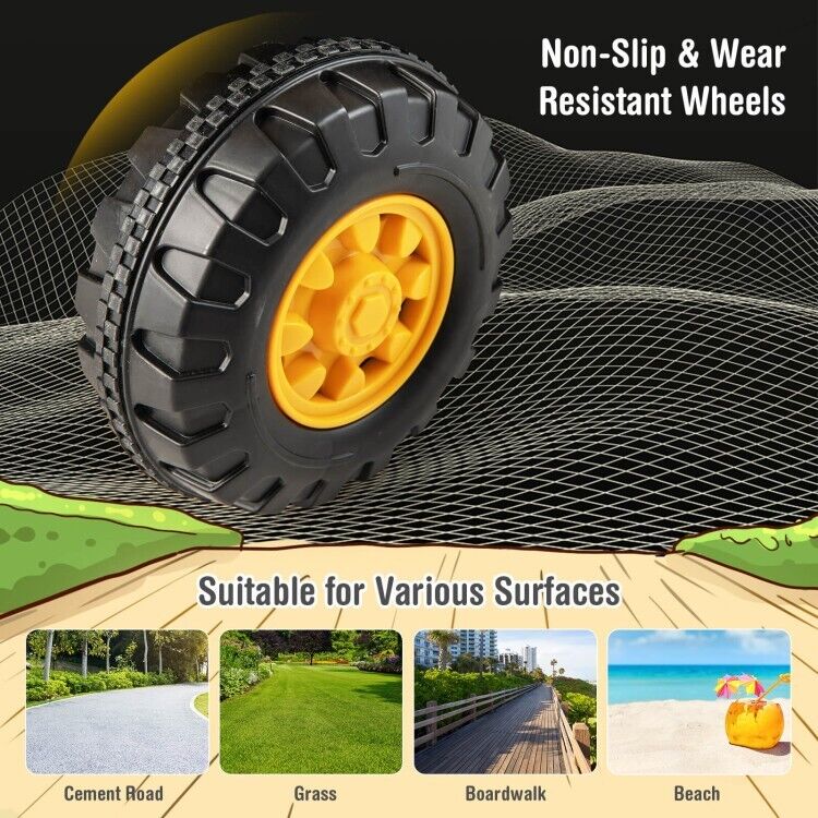 6V Battery Powered Kids Bulldozer with Front Digger Shovel - Brand New