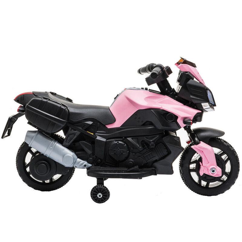 6V Battery Powered Kids Electric Motorcycle Ride-On Toy with Music