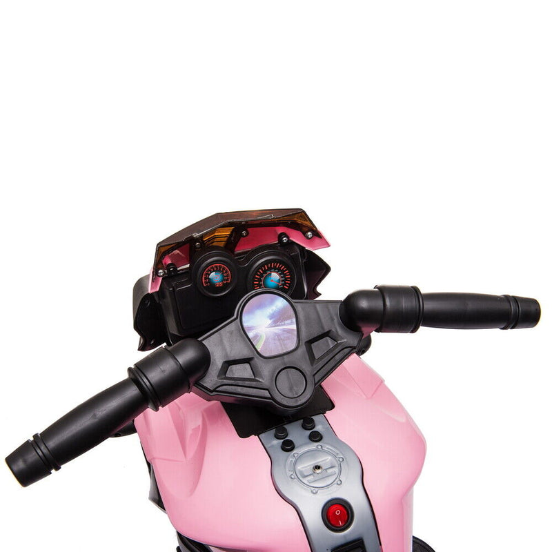 6V Battery Powered Kids Electric Motorcycle Ride-On Toy with Music