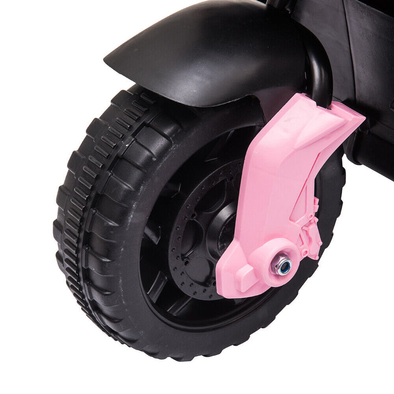 6V Battery Powered Kids Electric Motorcycle Ride-On Toy with Music