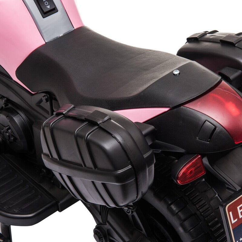 6V Battery Powered Kids Electric Motorcycle Ride-On Toy with Music