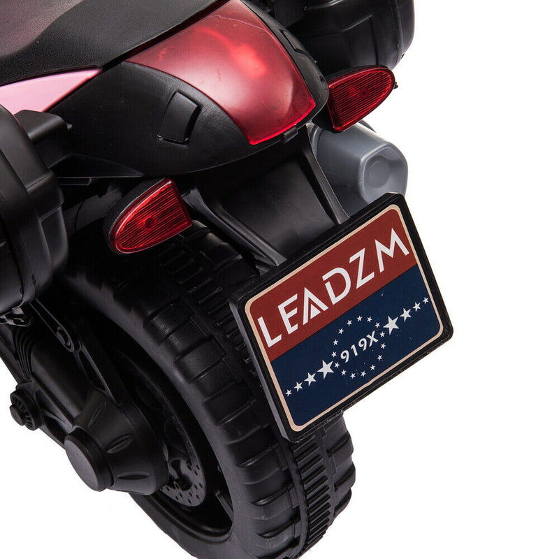 6V Battery Powered Kids Electric Motorcycle Ride-On Toy with Music