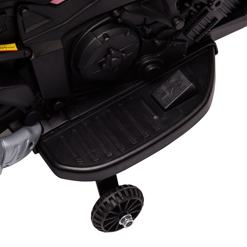 6V Battery Powered Kids Electric Motorcycle Ride-On Toy with Music