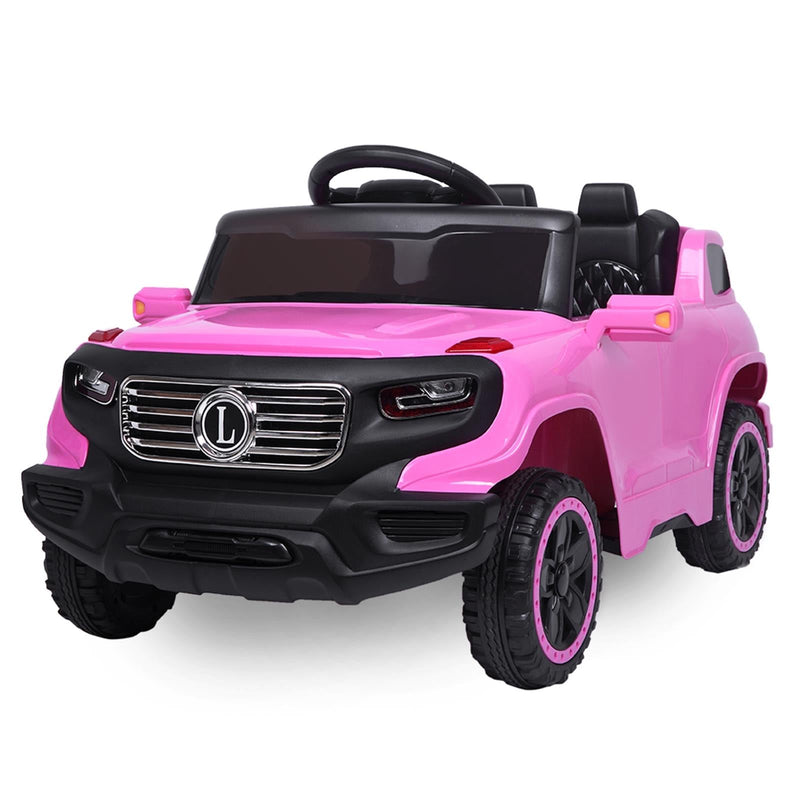 6V Battery-Powered Ride-On Car Truck for Kids with Music, Remote Control, and LED Lights - Perfect Gift for Children