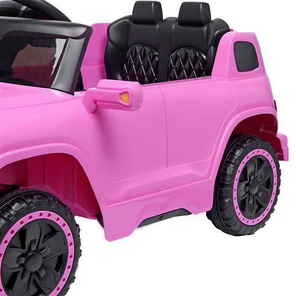 6V Battery-Powered Ride-On Car with Music, Lights, Remote Control, and Safety Features for Kids