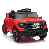 6V Battery-Powered Ride-On Car with Music, Lights, Remote Control, and Safety Features for Kids