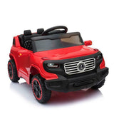 6V Battery-Powered Ride-On Car with Music, Lights, Remote Control, and Safety Features for Kids