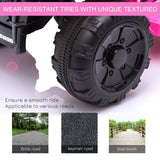 6V Battery Powered Ride On Quad ATV Toy with LED Headlights for Kids