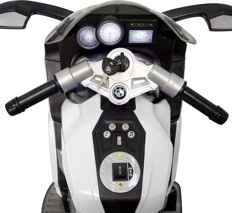 6V BMW R1200RT Kids Ride On Motorcycle - White
