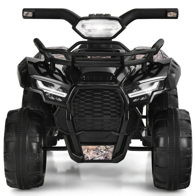 6V Electric Kids ATV Quad Ride On Car with LED Lights, MP3 Player, and Realistic Design - Perfect Gift for Toddlers