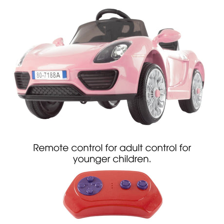 6V Electric Remote Control Sports Car Toy with Rechargeable Battery