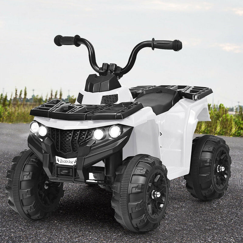 6V Electric Ride-On ATV for Kids - White