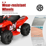 6V Kids ATV Quad Electric Ride On Car with LED Light & MP3 Player - Perfect Gift for Toddlers
