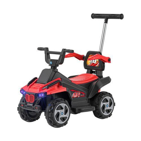 6V Kids Electric ATV 4-Wheeler Car Toy with LED Headlights and Bluetooth Connectivity
