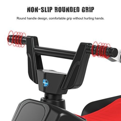 6V Kids Electric ATV 4-Wheeler Car Toy with LED Headlights and Bluetooth Connectivity