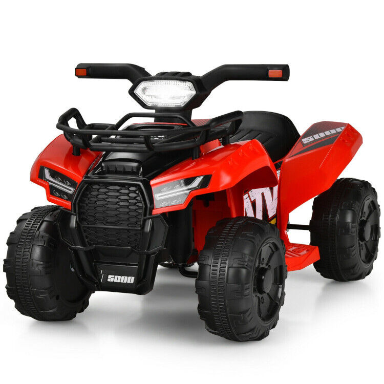 6V Kids Electric ATV Quad with LED Light and MP3 Player