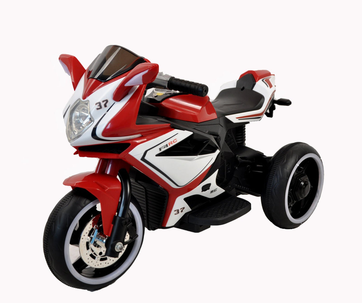 6V Kids Electric Ride-On Motorcycle with One-Button Start and Music - 66LB Bearing Toy Gift