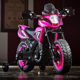 6V Kids Electric Ride-On Motorcycle with Training Wheels - Fun and Safe Toy for Young Riders