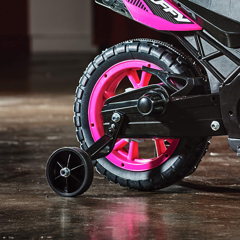 6V Kids Electric Ride-On Motorcycle with Training Wheels - Fun and Safe Toy for Young Riders