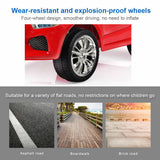 6V Kids Ride On Car with RC Remote Control, LED Lights, and MP3 Player - White