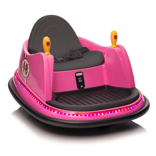 6V Pink Bumper Car with 7A.h Battery - Fun Ride for Kids!