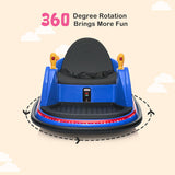 6V Pink Bumper Car with 7A.h Battery - Fun Ride for Kids!