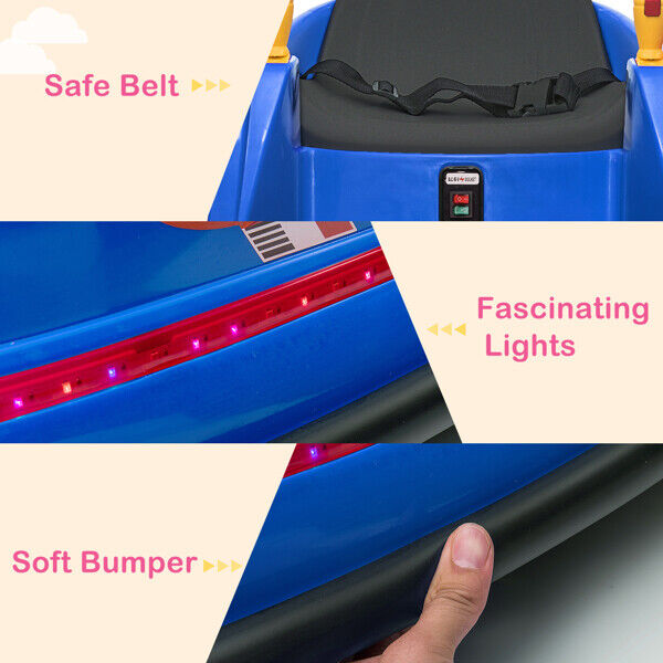 6V Pink Bumper Car with 7A.h Battery - Fun Ride for Kids!