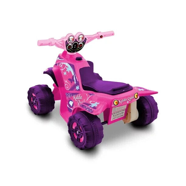 6V Pink Quad Bike Truck Car for Girls - Perfect Ride-On Toy Gift!