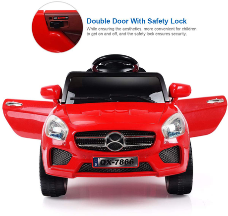 6V RC Ride On Car with Parental Remote Control and Foot Pedal Mode