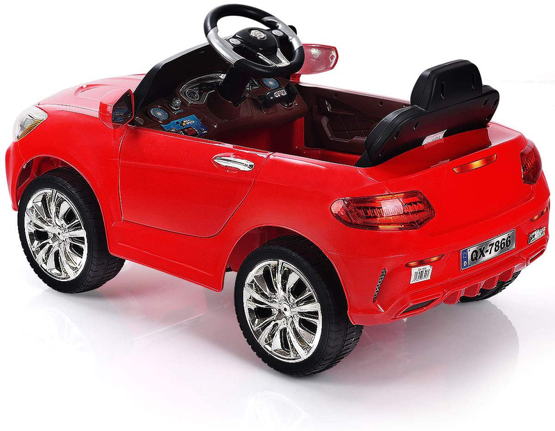 6V RC Ride On Car with Parental Remote Control and Foot Pedal Mode