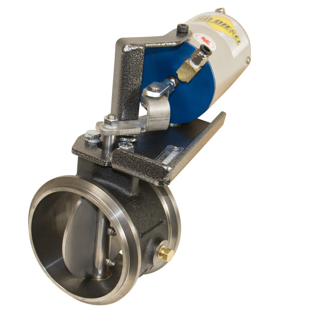 EXHAUST BRAKE 4-INCH EXHAUST REMOTE MOUNT VACUUM CONTROLLED FORD 7.3L POWER STROKE 1994-1997