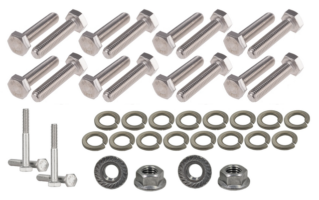 Marty's 7.3 Stainless Steel Exhaust manifold hardware Marty's Diesel