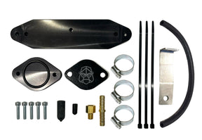 2011 - 2015 Ford 6.7L EGR Cooler Upgrade Kit w/ Coolant Re-Route Hose for Factory Pyro Mels Mfg