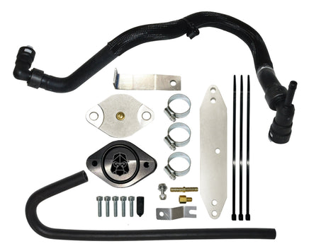 2015.5 - 2016 Ford 6.7L EGR cooler Upgrade with Coolant Re-Route Hoses Mels Mfg