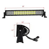Auxbeam 32" Straight LED RGB Cree light bar WITH 12V converter