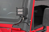 LED Light Mount Lower A-Pillar Pod Jeep Wrangler TJ (97-06)/Wrangler Unlimited (04-06) Rough Country