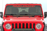 LED Light Kit Hinge Mount 2 Inch Black Pair Jeep Gladiator JT/Wrangler JL (18-26) Rough Country