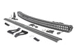 LED Light Kit Windshield Mount 50 Inch Black Dual Row Jeep Cherokee XJ (84-01) Rough Country