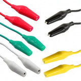 Multicolored Jump Wires AJW1 with Insulated Alligator Clips TekShack
