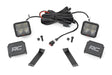LED Light Kit Ditch Mount 2 Inch Spectrum Pair Spot Jeep Cherokee KL (14-21) Rough Country