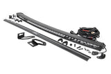 LED Light Kit Roof Mount 40 Inch Black Single Row Jeep Cherokee KL (14-23) Rough Country