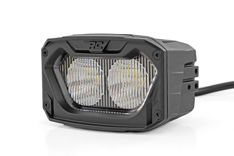 5 Inch Light Pods White/Amber DRL Flood Pair Rough Country