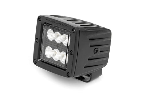 2 Inch Black Series LED Light Pods Pair Flood Rough Country
