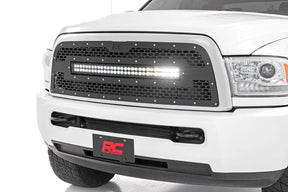 Mesh Grille 30 Inch Dual Row LED Black Ram 2500/3500 2WD/4WD (2013-2018) Rough Country