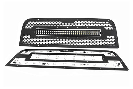 Mesh Grille 30 Inch Dual Row LED Black Ram 2500/3500 2WD/4WD (2013-2018) Rough Country