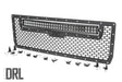 Mesh Grille 30 Inch Dual Row LED Black White DRL GMC Sierra 1500 (14-15) Rough Country