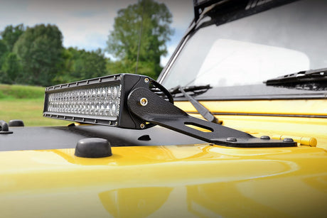 LED Light Mount Hood 20 Inch Jeep Wrangler TJ (97-06)/Wrangler Unlimited (04-06) Rough Country